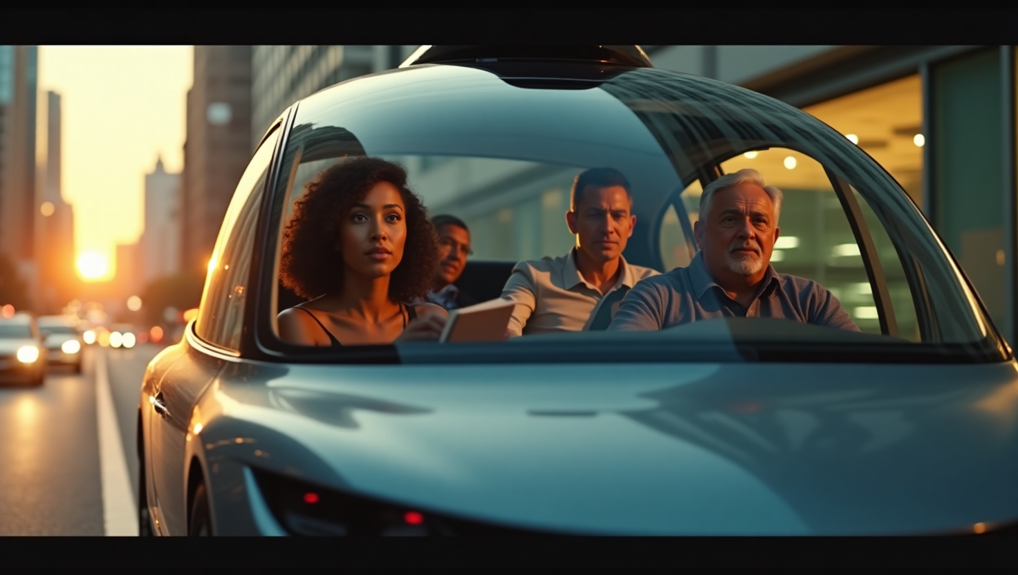 도시 고속도로에서의 미래형 자율주행차