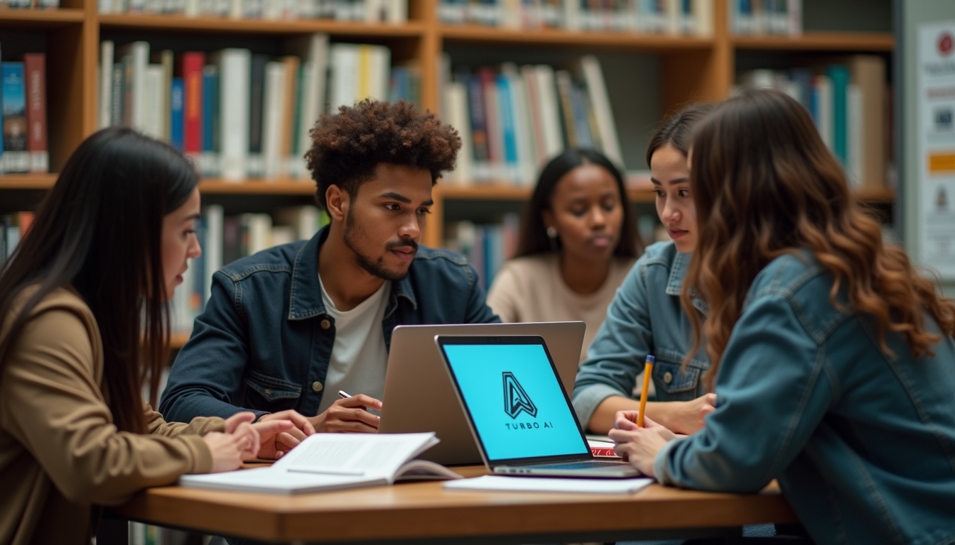 Turbo AI를 활용하는 학생들