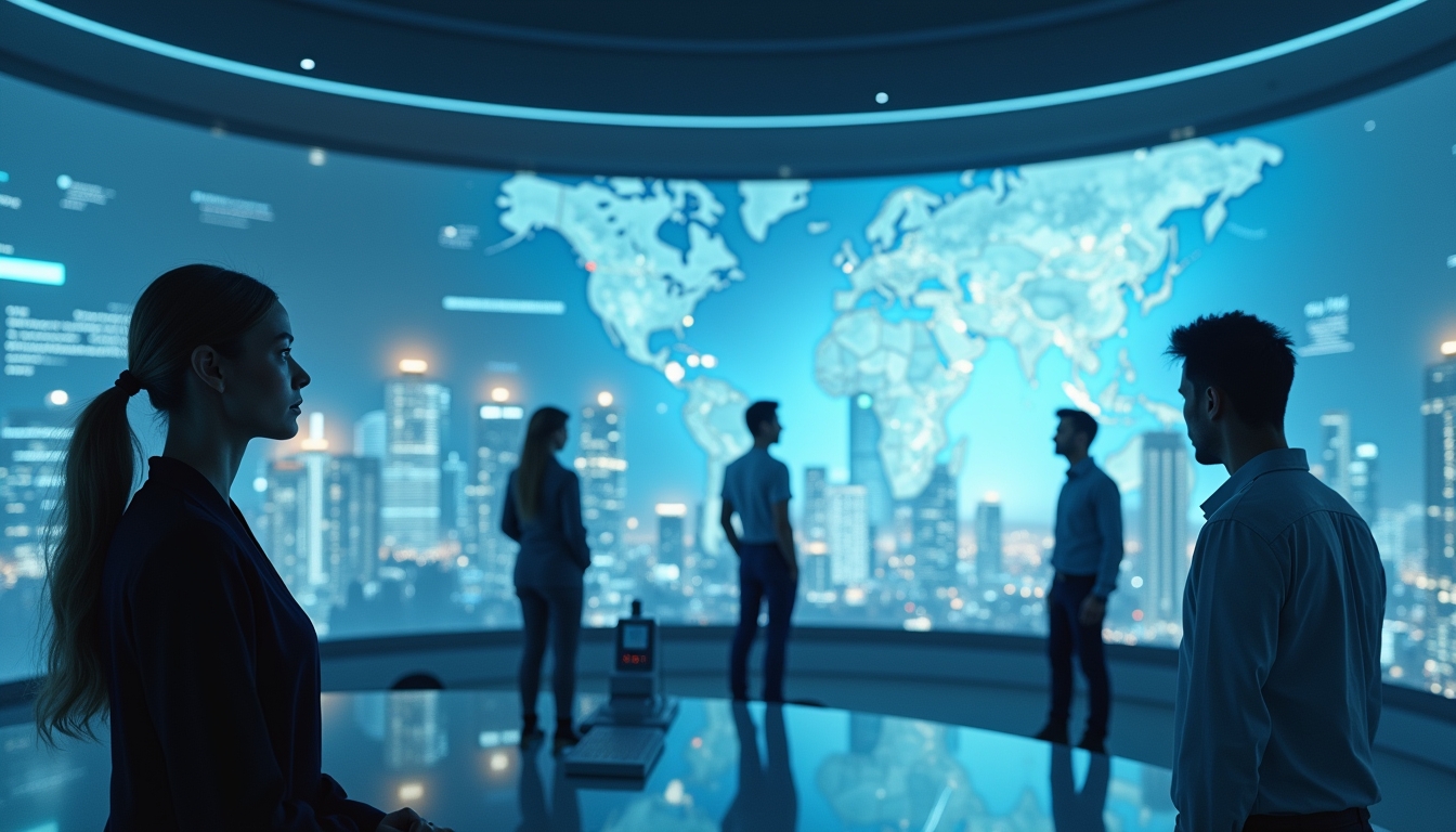 AI 에이전트가 디지털 환경에서 의사결정을 개선하고 있는 모습