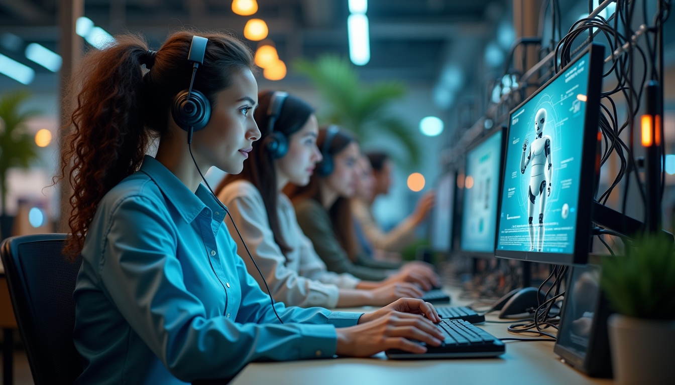 자동화 기술로 고객을 돕는 AI 콜센터 상담원
