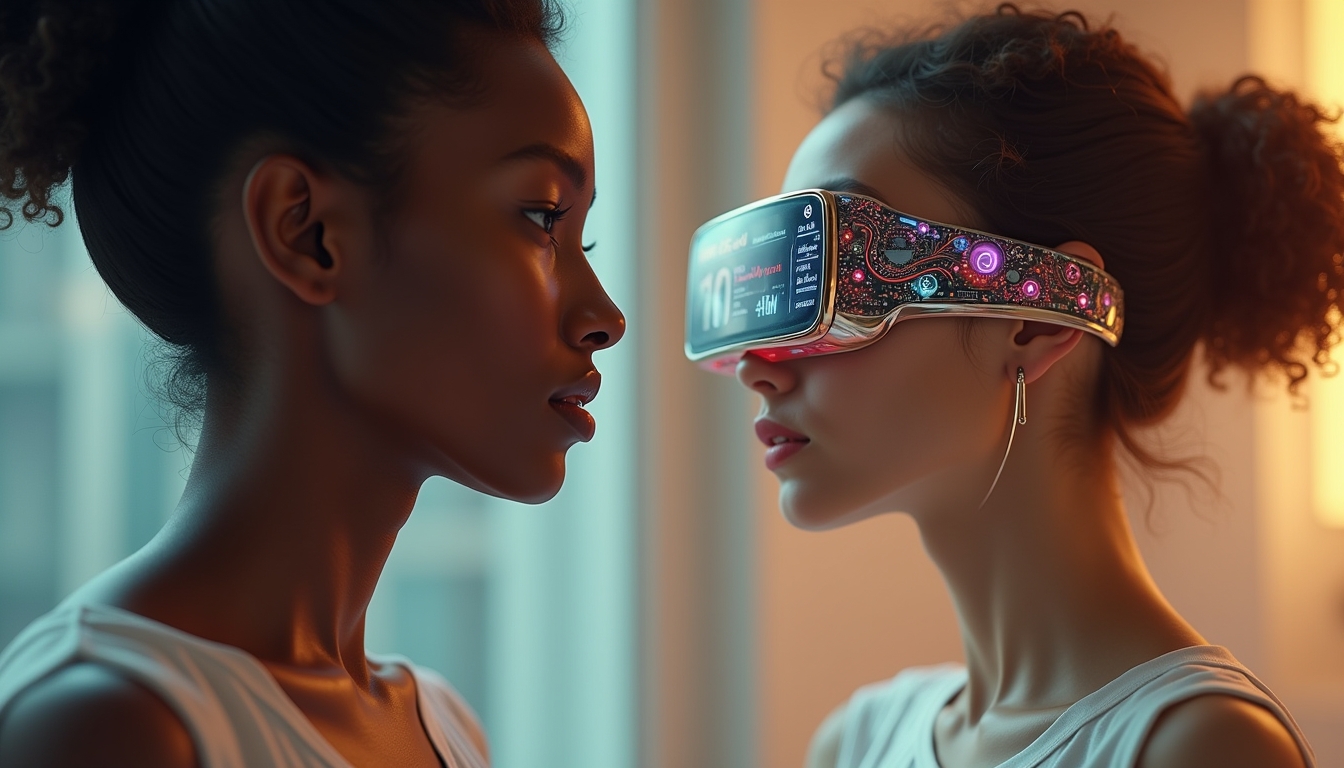 건강과 생산성 기능을 보여주는 AI 기반 스마트 반지