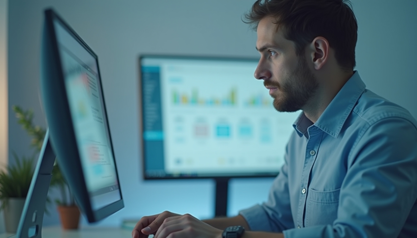 맥락 인식 AI 소프트웨어를 분석하는 개발자