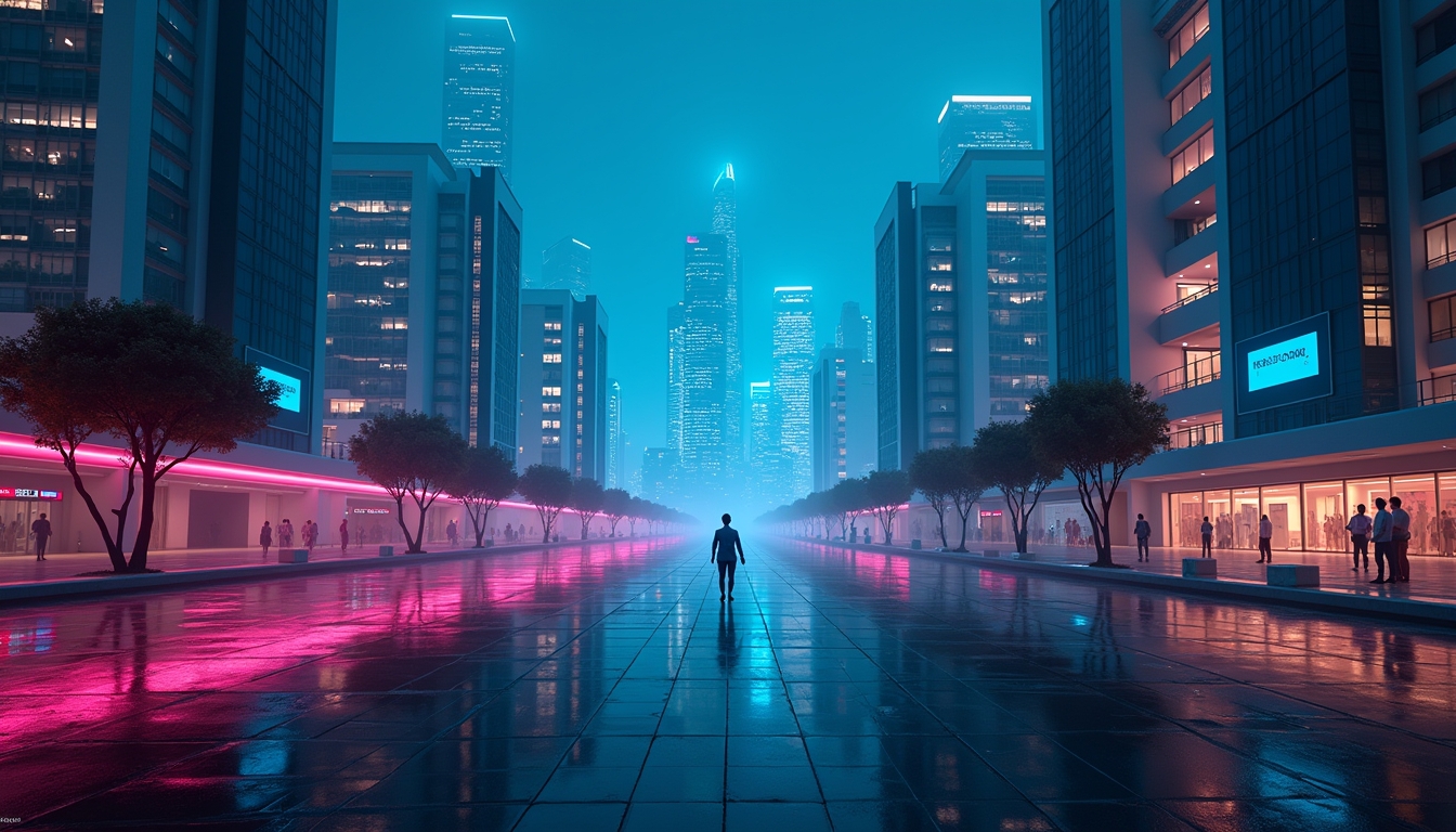 AI 기술이 부동산 결정에 미치는 영향의 시각적 표현