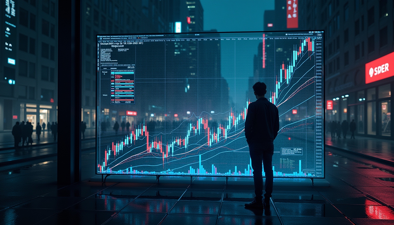 월가와 기술주 추세에 영향을 미치는 AI 그래프