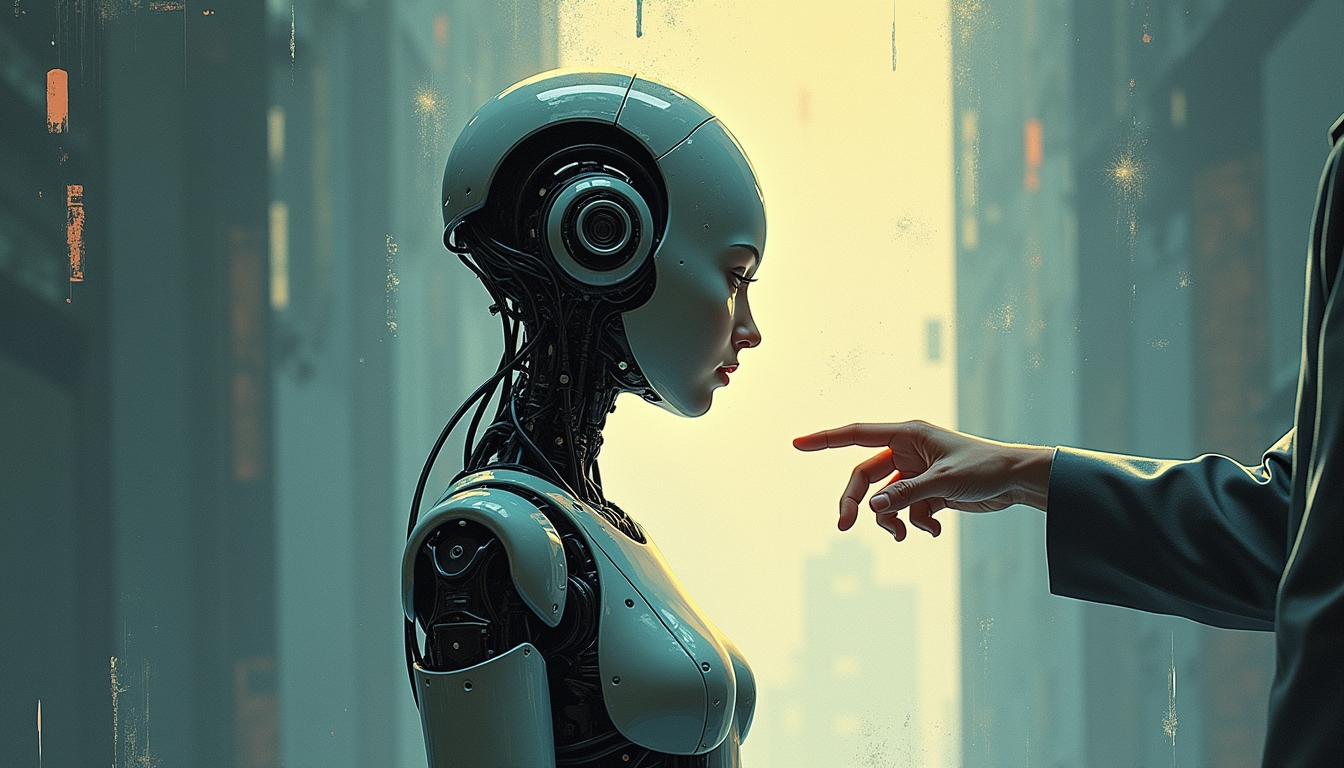 Kimi K2 사고방식 모델을 보여주는 AI 기술 일러스트