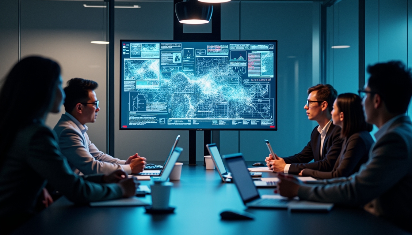 비즈니스 회의에서 멀티모달 데이터를 분석하는 Baidu ERNIE