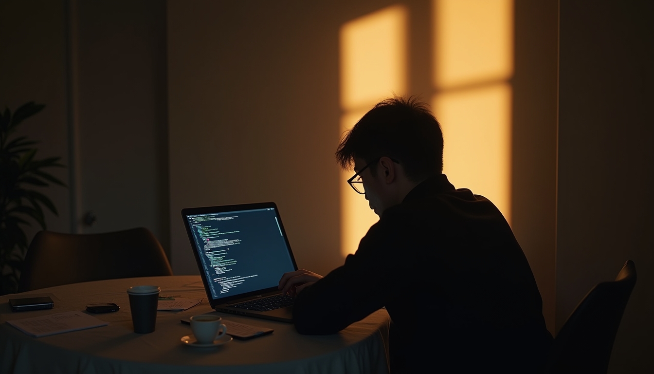 데이터 프라이버시 준수를 위한 애플 앱 가이드라인을 분석하는 사람