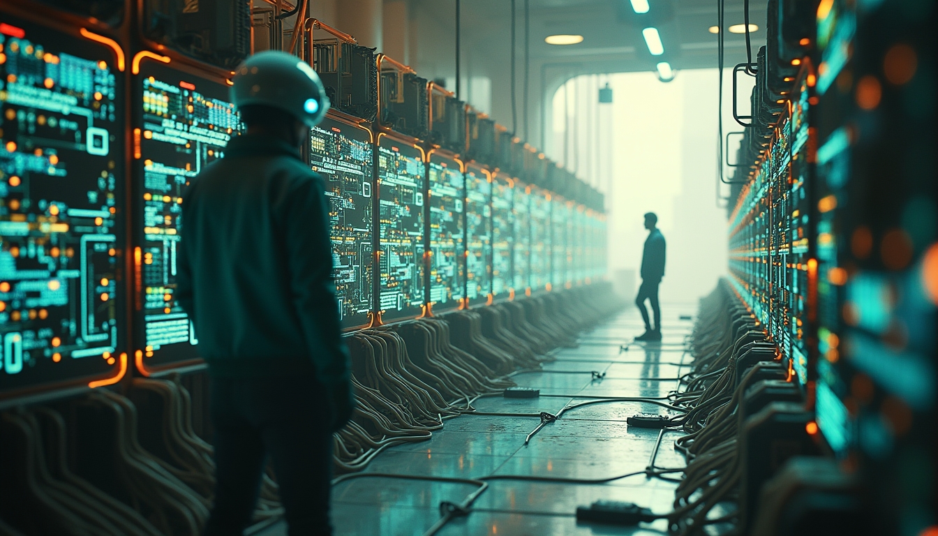 디지털 환경에서 네트워크 보안을 관리하는 AI 시스템