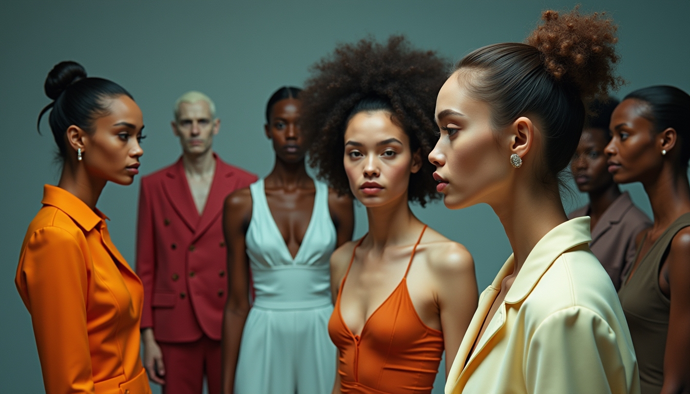 AI 기술을 이용해 다양한 모델들이 옷을 입어보는 가상 피팅룸