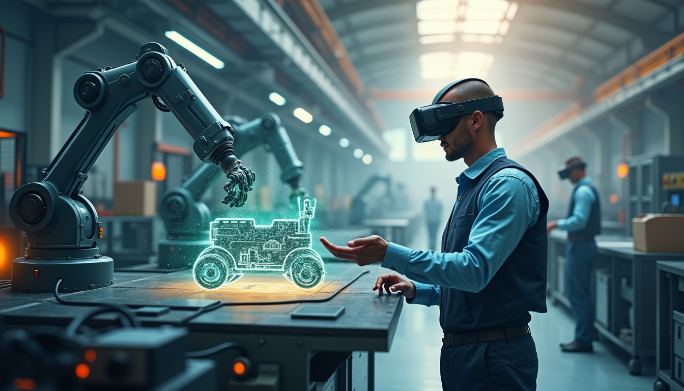 디지털 트윈과 IoT로 제조 공정을 변혁하는 AI 기술.