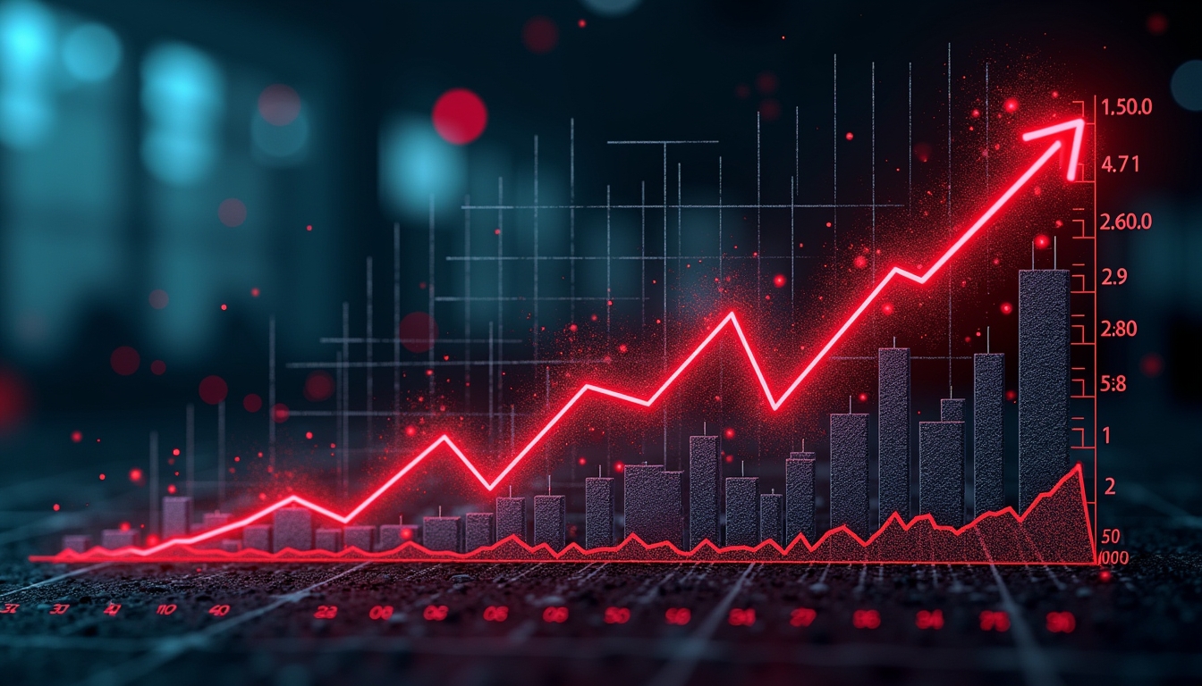 최근 몇 년간의 AI 투자 상승과 하락을 보여주는 그래프