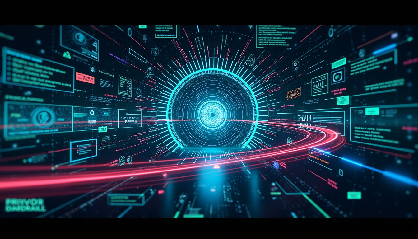 기술의 AI 프라이버시 가드레일 인포그래픽