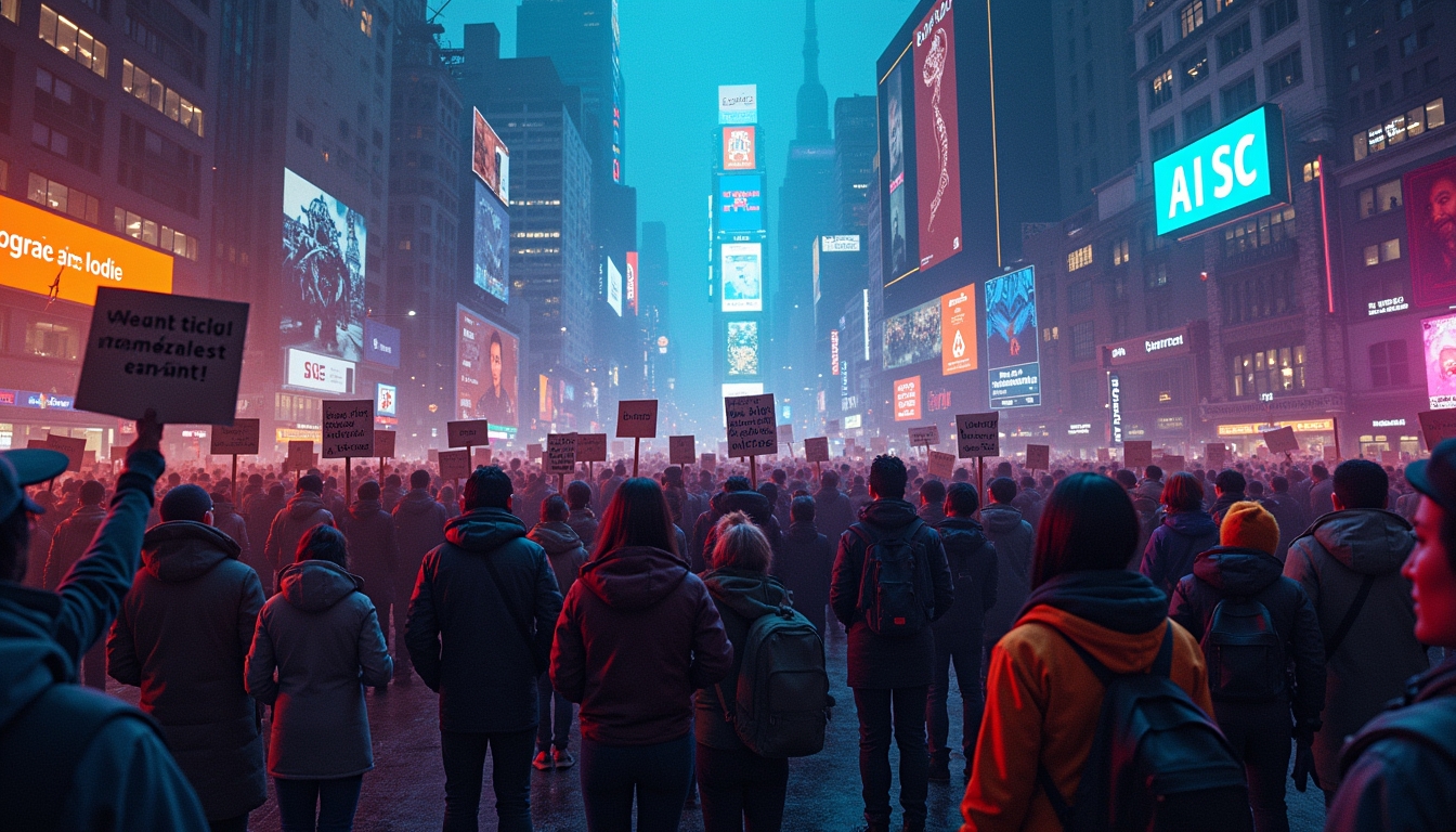 AI 규제를 요구하는 정치 활동가들