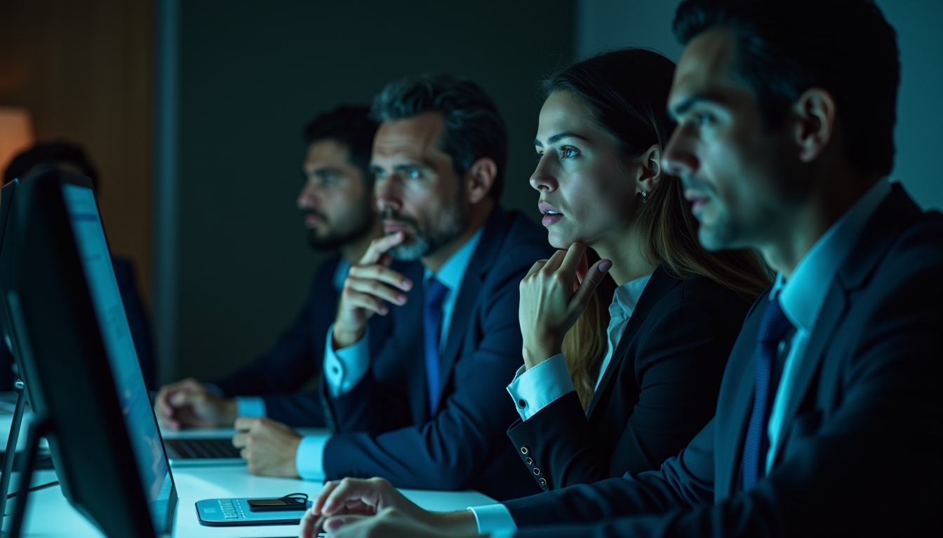 AI 보험 리스크를 논의하는 AIG 대표들