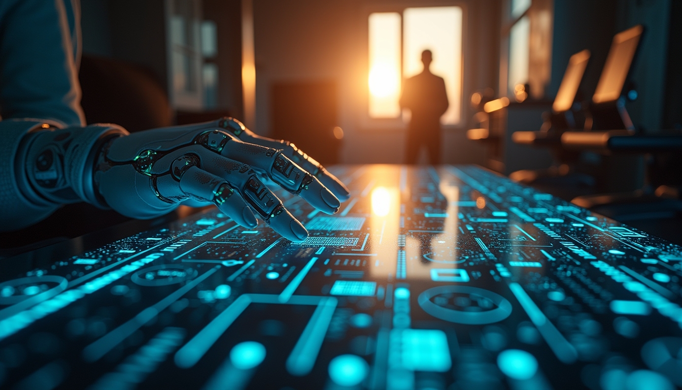 디지털 인터페이스에서 사이버보안 분석 중인 아마존 AI 에이전트