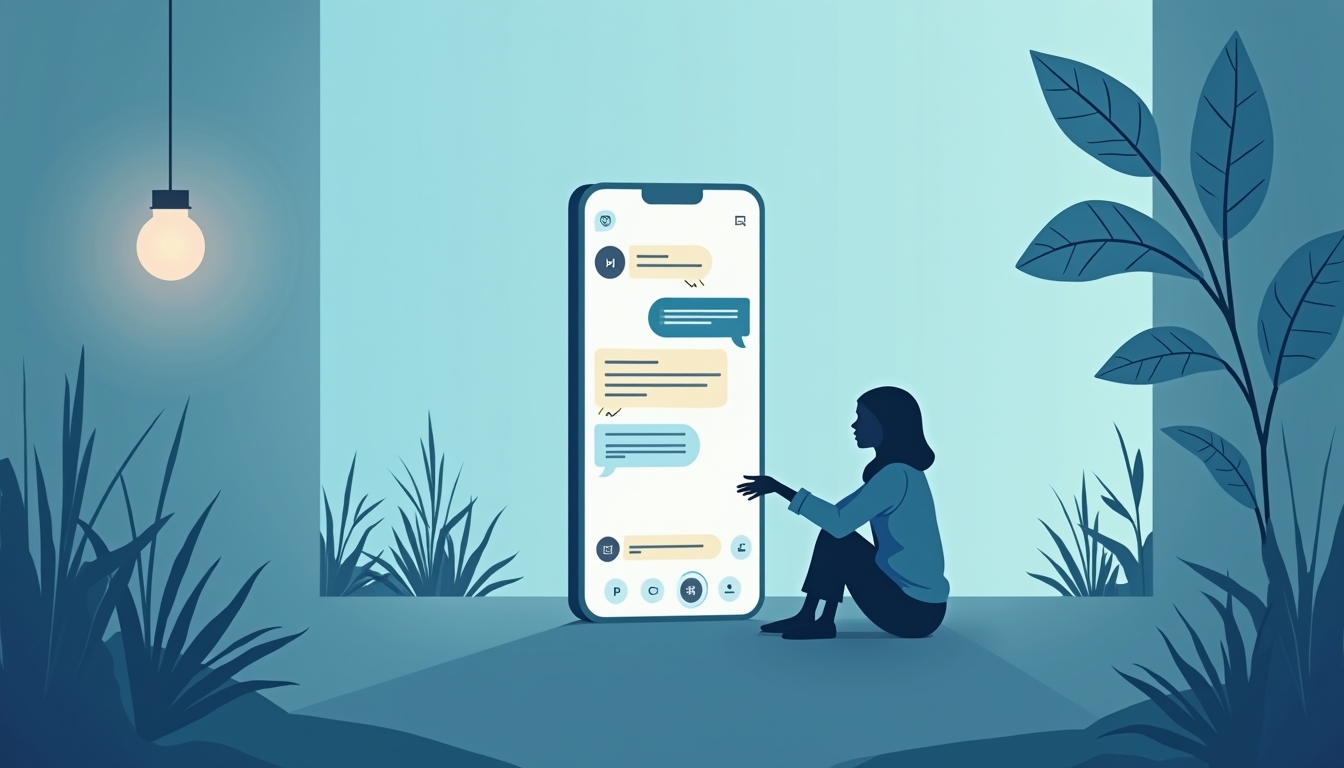 정신 건강 문맥에서 사용자를 돕는 AI 챗봇