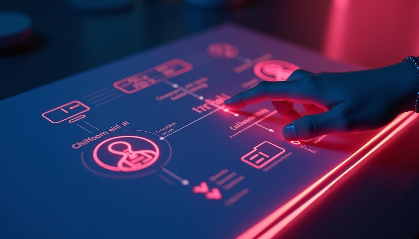 에이전틱 UX 디자인에서 사용자가 AI와 상호작용하는 다이어그램