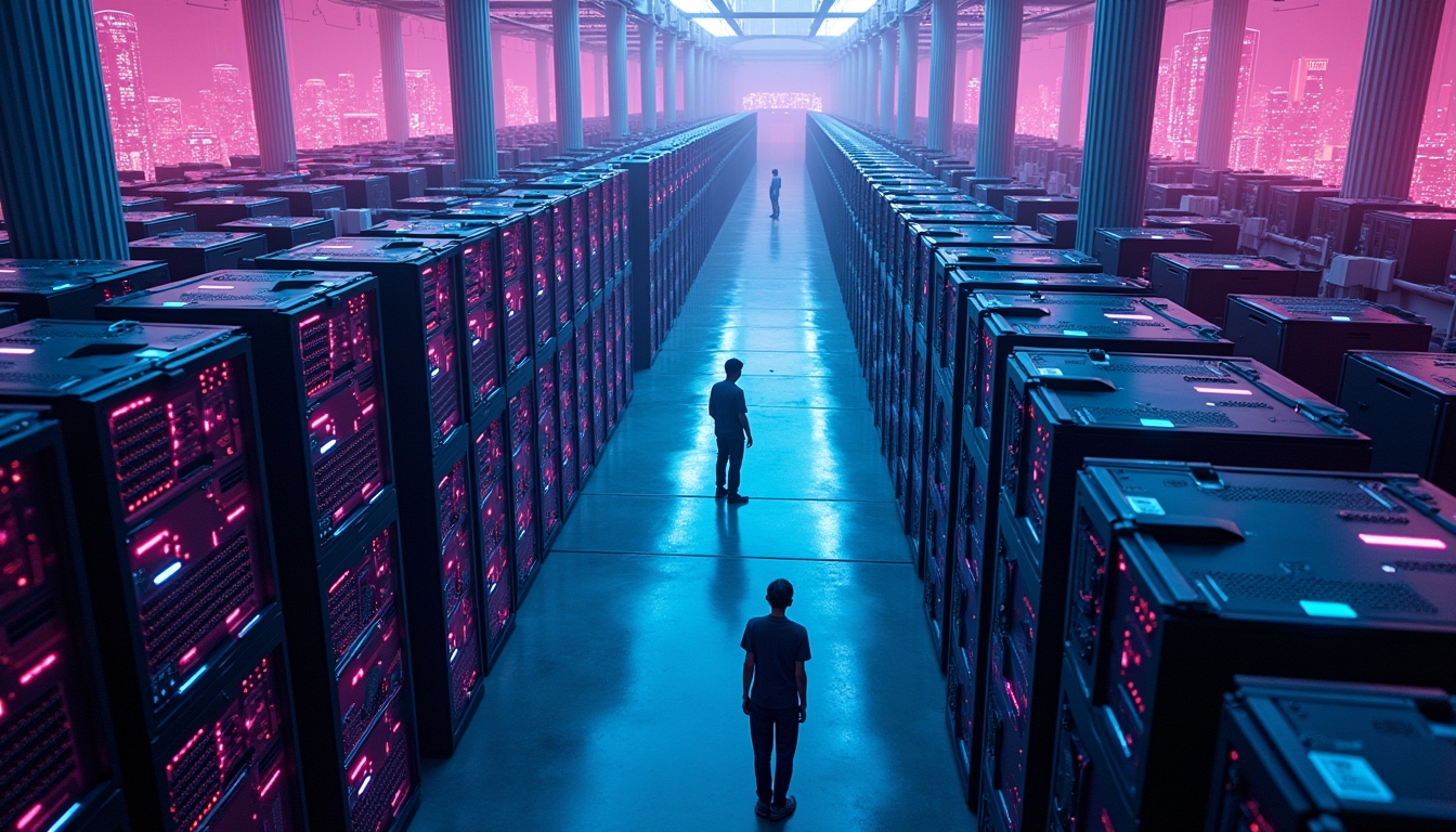 GPU 클러스터와 데이터 센터를 사용한 AI 인프라 개념