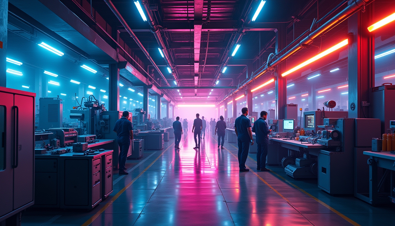 공장에서 제조 프로세스를 최적화하는 AI 시스템